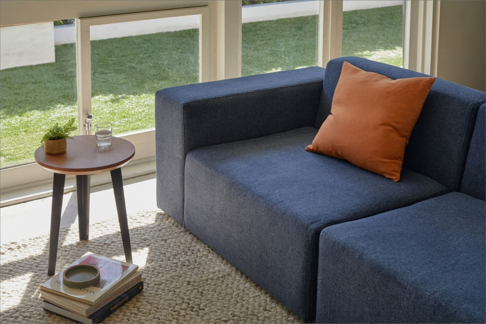 The Floyd Three-Piece Form Sectional in lifestyle shot